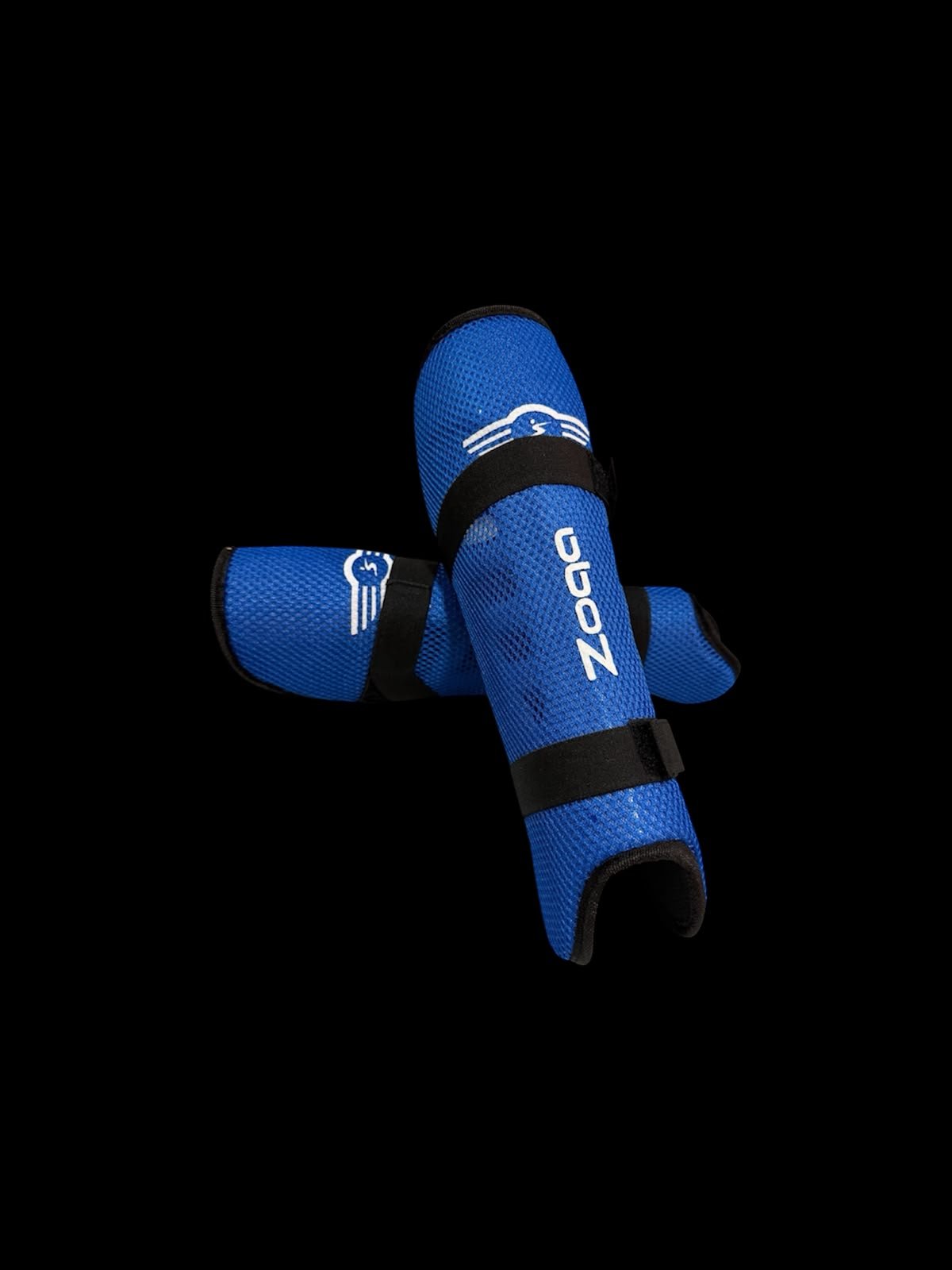 Canilleras flexibles Zoqa azules
