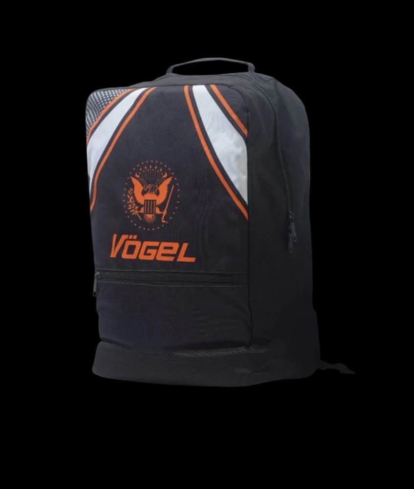 Mochila Vogel negra y naranjo